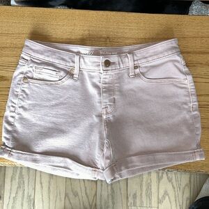 Light Pink Mossimo Mid Rise Shorts